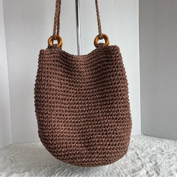 Brown Woven Shoulder Bag New - Picture 3 of 13